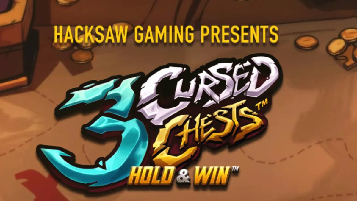 Tampilan visual slot 3 Cursed Chests: Hold & Win dengan tema bajak laut dan peti harta karun